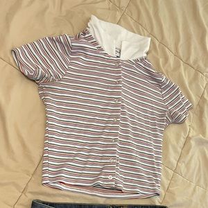 Arizona striped crop top! Size small!